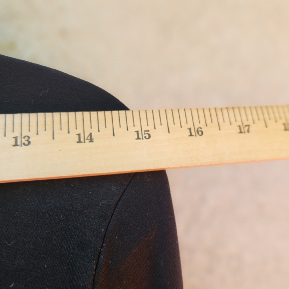 MM. LaFleur Walker Top Women's Medium Black Classic Wrap Waist Career - Picture 6 of 10